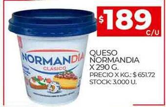 Supermercados DIA Queso normandia oferta