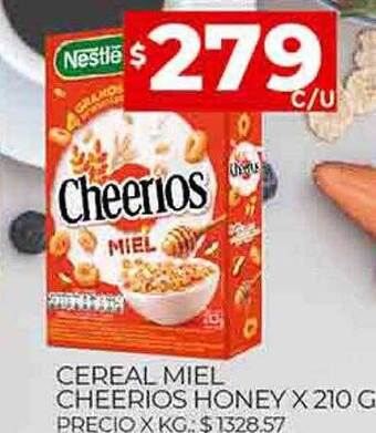 Supermercados DIA Cereal miel cheerios honey oferta