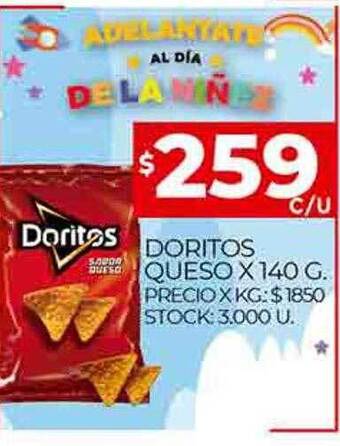 Supermercados DIA Doritos queso oferta