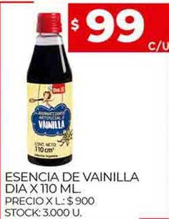 Supermercados DIA Esencia de vainilla dia oferta