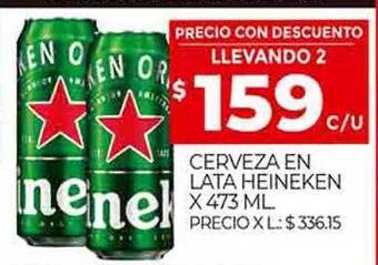 Supermercados DIA Cerveza en lata heineken oferta