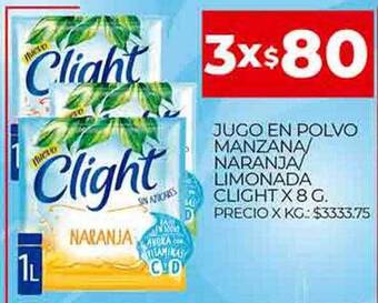 Supermercados DIA Jugo en polvo manzana naranja limonada clight oferta