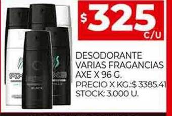 Supermercados DIA Desodorante varias fragancias axe oferta