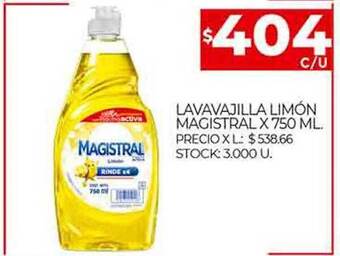 Supermercados DIA Lavavajilla limón magistral oferta
