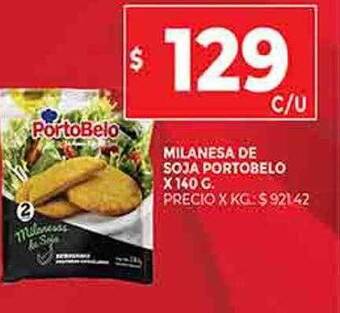 Supermercados DIA Milanesa de soja portobelo oferta
