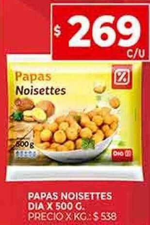 Supermercados DIA Papas noisettes dia oferta