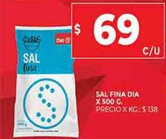 Supermercados DIA Sal fina dia oferta