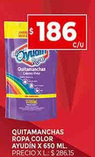 Supermercados DIA Quitamanchas ropa color ayudin oferta