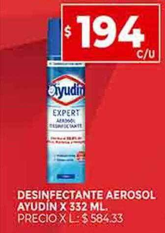 Supermercados DIA Desinfectante aerosol ayudin oferta