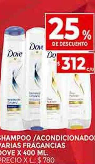 Supermercados DIA Shampoo acondicionador varias fragancias dove oferta
