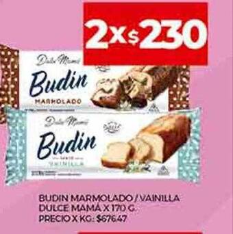 Supermercados DIA Budin marmolado vainilla dulce mamá oferta