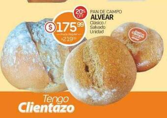 Alvear Pan de campo alvear oferta