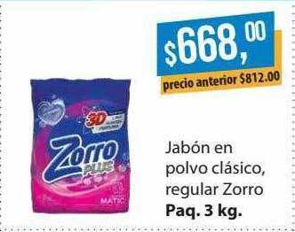 Supermercados Damesco Jabón en polvo clásico regular zorro oferta