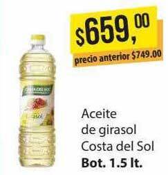 Supermercados Damesco Aceite de girasol costa del sol oferta