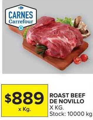 Carrefour Roast beef de novillo oferta