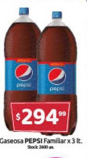 Cordiez Gaseosa pepsi familiar oferta