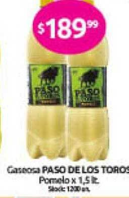 Cordiez Gaseosa paso de los toros pomelo oferta