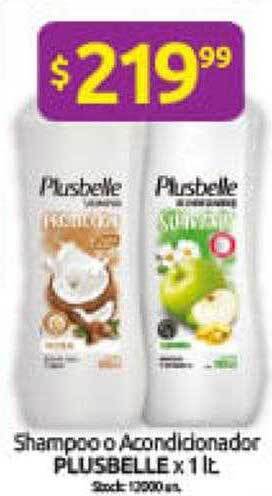 Cordiez Shampoo o acondicionador plusbelle oferta