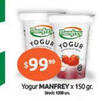 Cordiez Yogur manfrey oferta