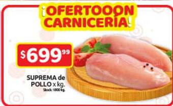 Cordiez Suprema de pollo x kg oferta