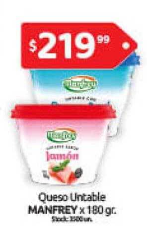 Cordiez Queso untable manfrey oferta