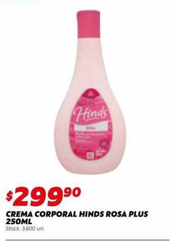 Ferniplast Crema corporal hinds rosa plus oferta