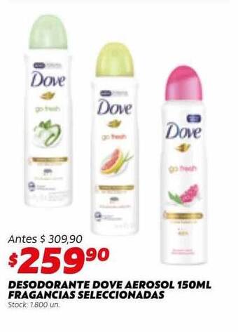 Ferniplast Desodorante dove aerosol fragancias seleccionadas oferta