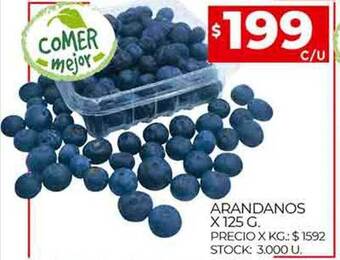 Supermercados DIA Arandanos oferta