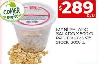 Supermercados DIA Maní pelado salado oferta