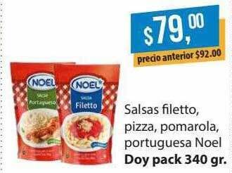 Supermercados Damesco Salsas filetto pizza pomarola portuguesa noel oferta