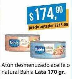 Supermercados Damesco Atún desmenuzado aceite o natural bahia oferta