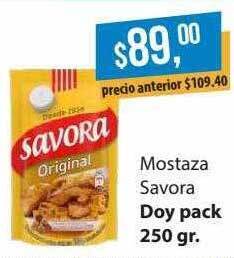 Supermercados Damesco Mostaza savora oferta