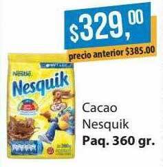 Supermercados Damesco Cacao nesquik oferta