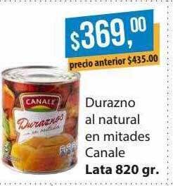 Supermercados Damesco Durazno al natural en mitades canale oferta