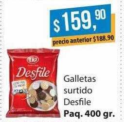 Supermercados Damesco Galletas surtido desfile oferta
