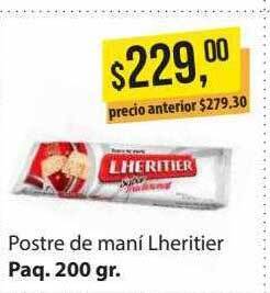 Supermercados Damesco Postre de mani lheritier oferta