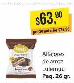 Supermercados Damesco Alfajores de arroz lulemuu oferta