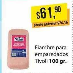 Supermercados Damesco Fiambre para emparedados tivoli oferta