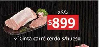 Supermercados Aiello Cinta carré cerdo s hueso oferta