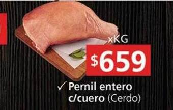 Supermercados Aiello Pernil entero c cuero cerdo oferta