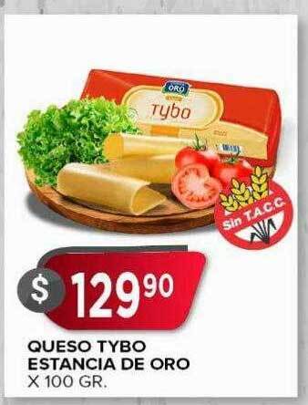 Supermercados Mayor Queso tybo estancia de oro oferta