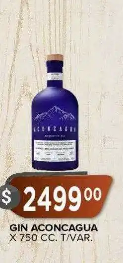 Supermercados Mayor Gin aconcagua oferta