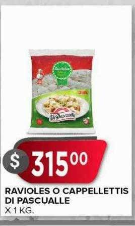 Supermercados Mayor Ravioles o cappellettis di pascualle oferta