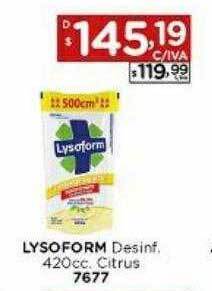 Hipermay Lysoform desinf citrus oferta