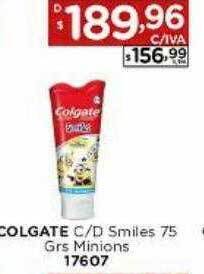 Hipermay Colgate c d smiles minions oferta