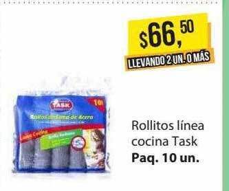 Supermercados Damesco Rollitos linea cocina task oferta