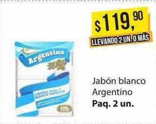 Supermercados Damesco Jabón blanco argentino oferta