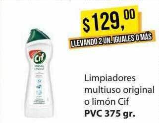 Supermercados Damesco Limpiadores multiuso original o limón cif oferta