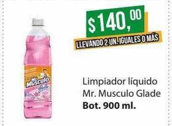 Supermercados Damesco Limpiador liquido mr musculo glade oferta
