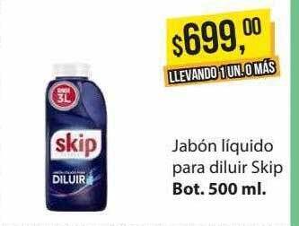 Supermercados Damesco Jabón liquido para diluir skip oferta